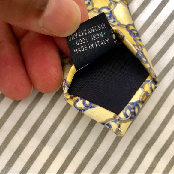 BURBERRY- Men’s Silk Tie - Picture 5 of 8